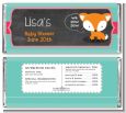 Fox and Friends - Personalized Baby Shower Candy Bar Wrappers thumbnail