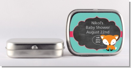Fox and Friends - Personalized Baby Shower Mint Tins