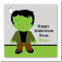 Frankenstein - Personalized Halloween Card Stock Favor Tags