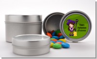 Friendly Witch Girl - Custom Halloween Favor Tins