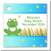 Froggy - Personalized Baby Shower Card Stock Favor Tags