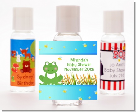 Froggy - Personalized Baby Shower Hand Sanitizers Favors
