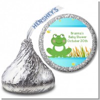 Froggy - Hershey Kiss Baby Shower Sticker Labels