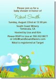 Froggy - Baby Shower Invitations
