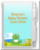 Froggy - Baby Shower Personalized Notebook Favor