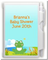 Froggy - Baby Shower Personalized Notebook Favor