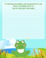 Froggy - Baby Shower Notes of Advice thumbnail