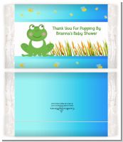Froggy - Personalized Popcorn Wrapper Baby Shower Favors