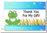 Froggy - Baby Shower Thank You Cards