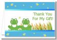 Twin Frogs - Baby Shower Thank You Cards thumbnail