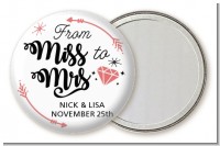From Miss To Mrs - Personalized Bridal Shower Pocket Mirror Favors