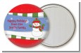 Frosty the Snowman - Personalized Christmas Pocket Mirror Favors thumbnail