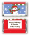 Frosty the Snowman - Personalized Christmas Mini Candy Bar Wrappers thumbnail
