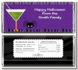 Funky Martini - Personalized Halloween Candy Bar Wrappers thumbnail
