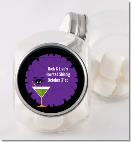 Funky Martini - Personalized Halloween Candy Jar