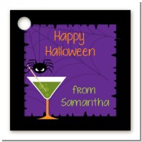 Funky Martini - Personalized Halloween Card Stock Favor Tags