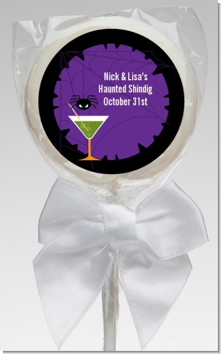 Funky Martini - Personalized Halloween Lollipop Favors