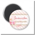 Fun to be One - 1st Birthday Girl - Personalized Birthday Party Magnet Favors thumbnail