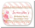Fun to be One - 1st Birthday Girl - Personalized Birthday Party Rounded Corner Stickers thumbnail