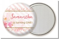 Fun to be One - 1st Birthday Girl - Personalized Birthday Party Pocket Mirror Favors