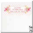 Fun to be One - 1st Birthday Girl - Birthday Party Return Address Labels thumbnail