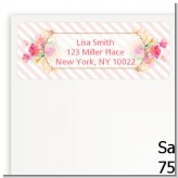 Fun to be One - 1st Birthday Girl - Birthday Party Return Address Labels