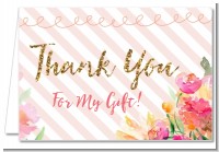 Fun to be One - 1st Birthday Girl - Birthday Party Thank You Cards