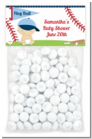 Future Baseball Player - Custom Baby Shower Treat Bag Topper