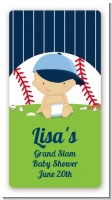 Future Baseball Player - Custom Rectangle Baby Shower Sticker/Labels