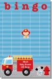 Future Firefighter - Baby Shower Gift Bingo Game Card
