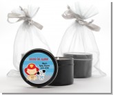Future Firefighter - Baby Shower Black Candle Tin Favors