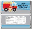 Future Firefighter - Personalized Baby Shower Candy Bar Wrappers thumbnail