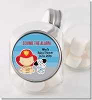 Future Firefighter - Personalized Baby Shower Candy Jar