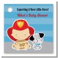 Future Firefighter - Personalized Baby Shower Card Stock Favor Tags thumbnail