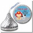 Future Firefighter - Hershey Kiss Baby Shower Sticker Labels thumbnail