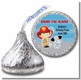 Future Firefighter - Hershey Kiss Birthday Party Sticker Labels thumbnail