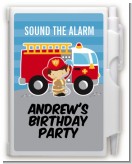 Future Firefighter - Birthday Party Personalized Notebook Favor