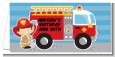 Future Firefighter - Personalized Birthday Party Place Cards thumbnail