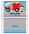 Future Firefighter - Personalized Popcorn Wrapper Birthday Party Favors thumbnail