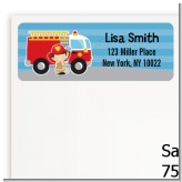 Future Firefighter - Birthday Party Return Address Labels