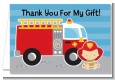 Future Firefighter - Baby Shower Thank You Cards thumbnail