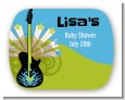 Future Rock Star Boy - Personalized Baby Shower Rounded Corner Stickers thumbnail