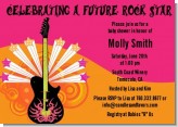 Future Rock Star Girl - Baby Shower Invitations