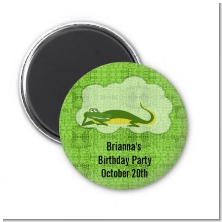Gator - Personalized Baby Shower Magnet Favors