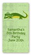 Gator - Custom Rectangle Birthday Party Sticker/Labels thumbnail
