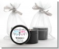Gender Reveal Boy or Girl - Baby Shower Black Candle Tin Favors thumbnail