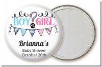 Gender Reveal Boy or Girl - Personalized Baby Shower Pocket Mirror Favors