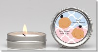 Gender Reveal Hispanic - Baby Shower Candle Favors