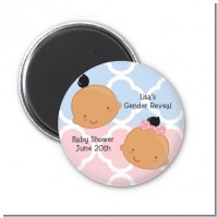 Gender Reveal Hispanic - Personalized Baby Shower Magnet Favors