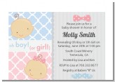 Gender Reveal - Baby Shower Petite Invitations